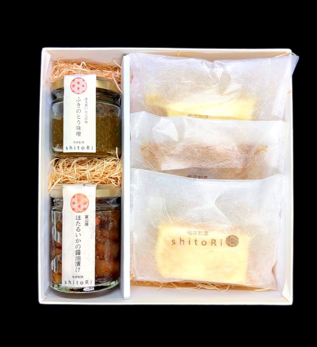 ほたるいかの醤油漬け ふきのとう味噌 クリームチーズ3種 の詰め合わせ 化粧箱付 旬席割烹しとり 料亭仕込みのこだわり手土産 ほたるいかの醤油漬け ふきのとう味噌 クリームチーズ3種 の詰め合わせ 化粧箱付 旬席割烹しとり 料亭仕込みのこだわり手土産