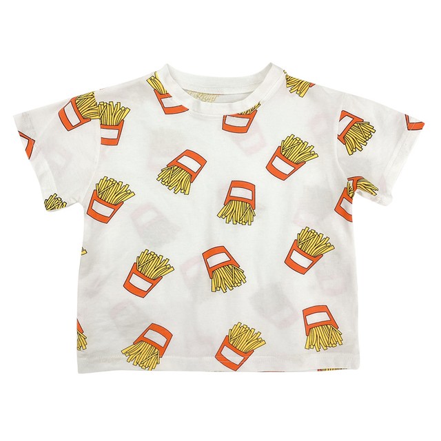 Tシャツ ポテト 半袖 春 夏 男女兼用 コットン おしゃれ 可愛い 子供 キッズ ベビー 赤ちゃん 男の子 女の子 Hay411 Berceau Select Shop ベルソー セレクトショップ キッズ 親子ペアetc