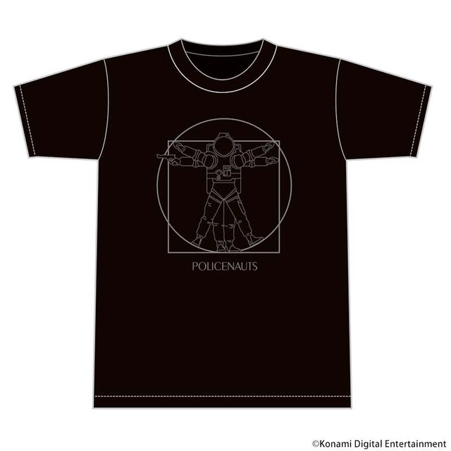 ポリスノーツ "POLICENAUTS" Tシャツ ブラック