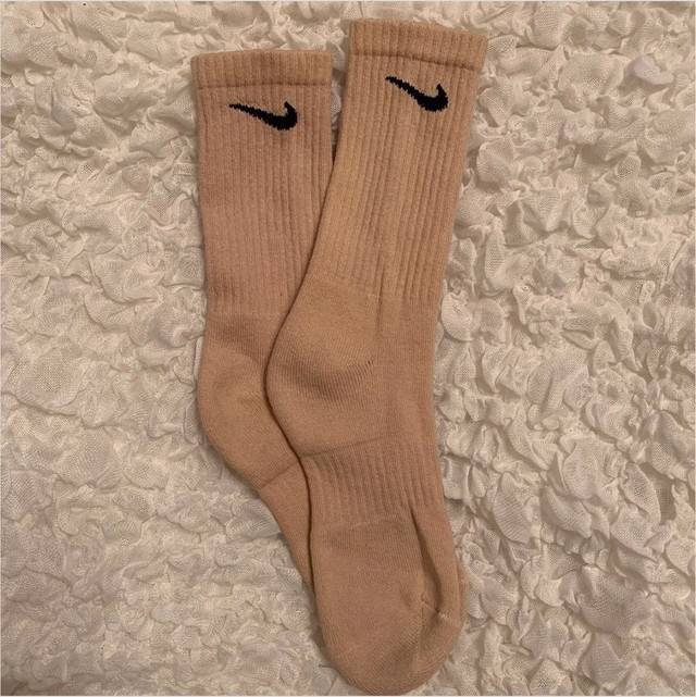 Nike Color Socks Tan Handmade Dye ナイキ 靴下 ソックス Amala