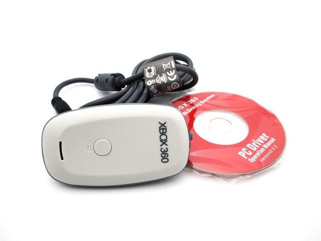 新しいホワイトpcワイヤレスコントローラーゲーム用レシーバマイクロソフトxbox 360マウス Cutekawaii