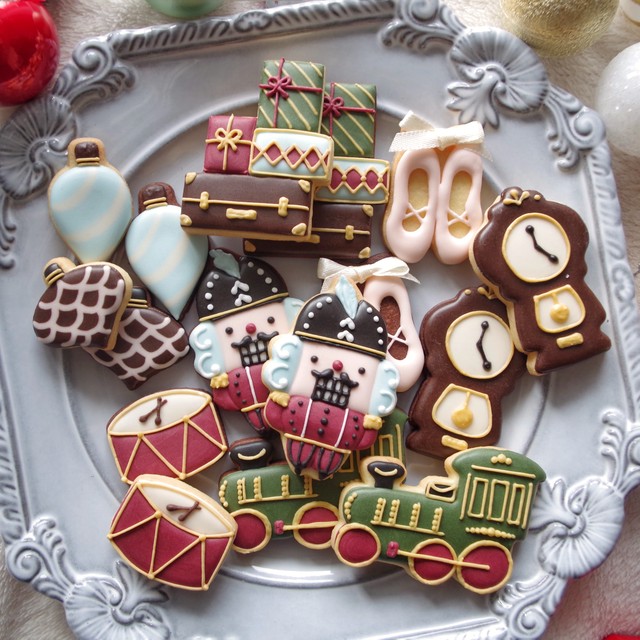 The Nutcracker クリスマスアイシングクッキー Francesca Von Sweets