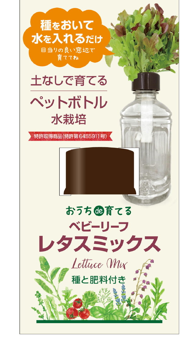 ペットボトル水栽培 ハーブ野菜シリーズ レタスミックス 送料込 Sensyokusai 選食菜