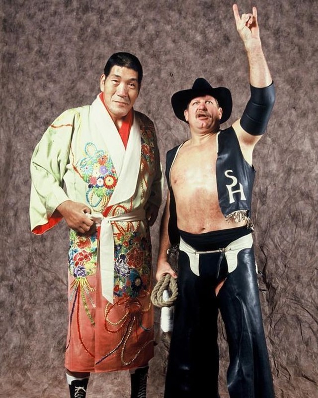 ロングtシャツ ジャイアント馬場 スタンハンセン プロレス Friendship