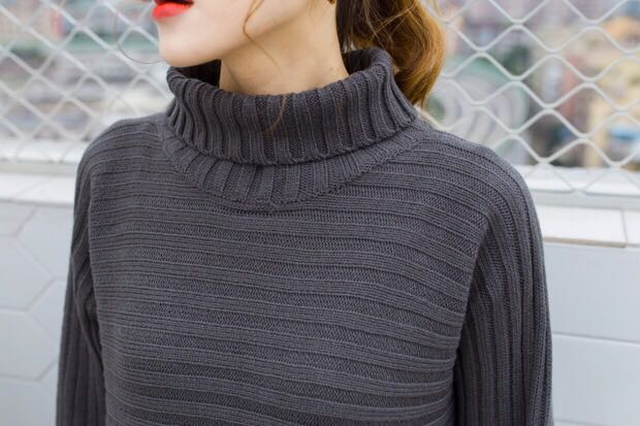 カジュアル ニットワンピース ハイネック ワンピース スリット ワンピース カジュアル ワンピース カラフル ワンピース シンプル リンネル系 ワンピース グレー 193 506 Valentina210