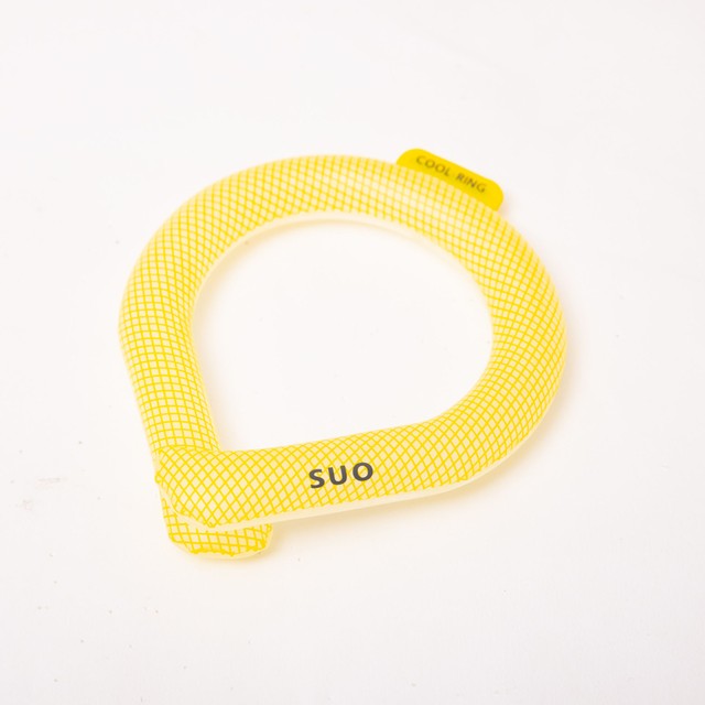 28 Ice クールリング イエロー ペット犬用sサイズ 29cm Suo スオ Utility For A New Suo Life