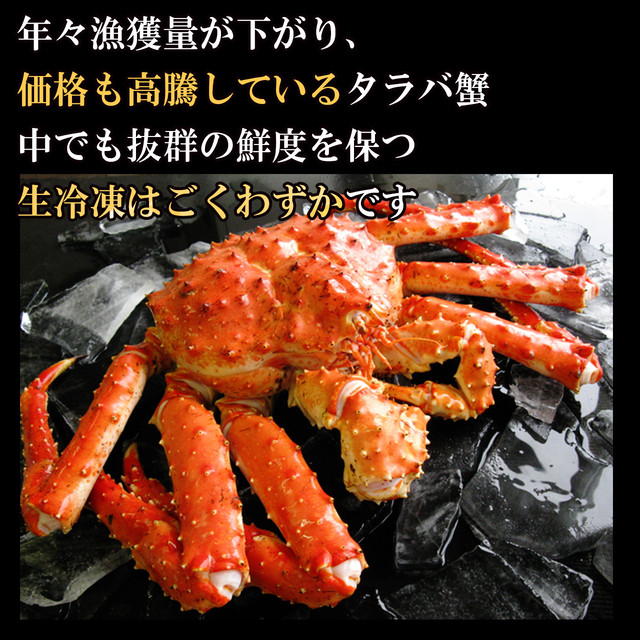お歳暮 年末年始 ギフト タラバガニ かに カニ 蟹 たらばがに ポーション 生冷凍 500g 送料込 三一十ぐるめ倶楽部