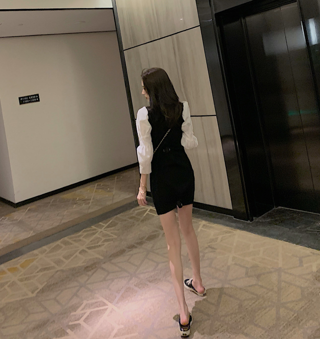 お取り寄せ 春夏 ミニワンピース レディース 韓国 長袖 Tyk1324 Apparelshop Shion 幸音