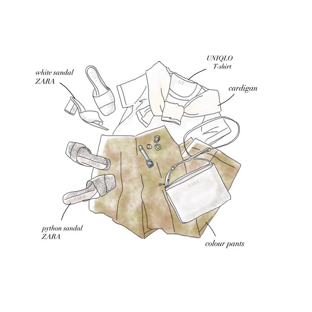 小物 ファッションイラスト ヤンデザイン イラスト