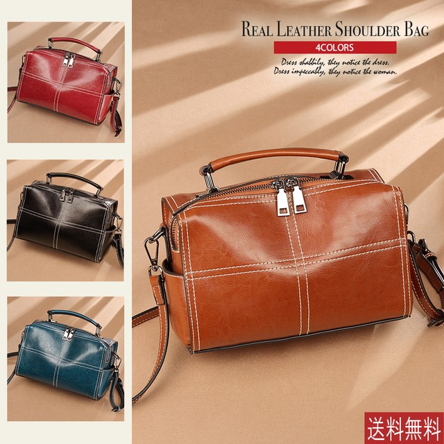 ショルダーバッグ レディース 革 軽い 60代 コンパクト Mitchie Mary