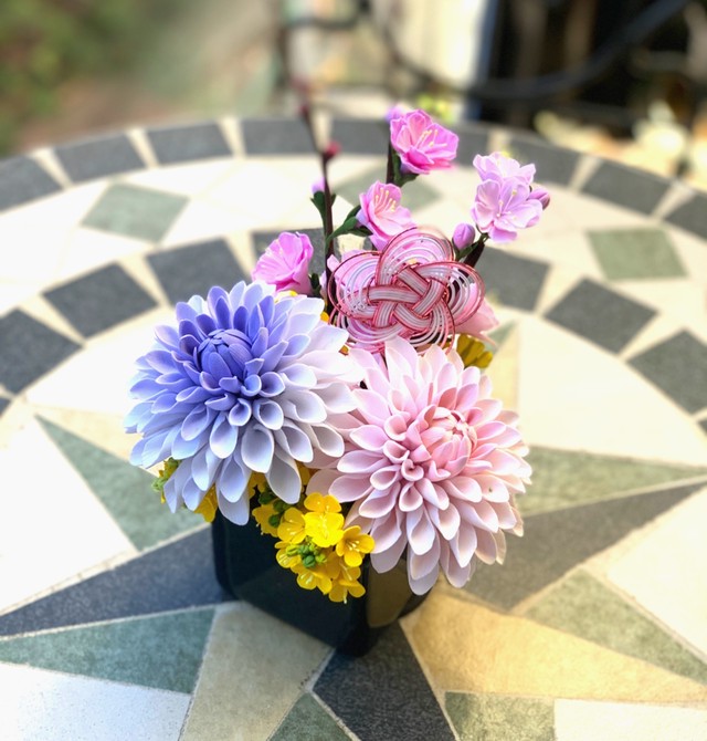 クレイのひな祭りアレンジ Clay Art Aya