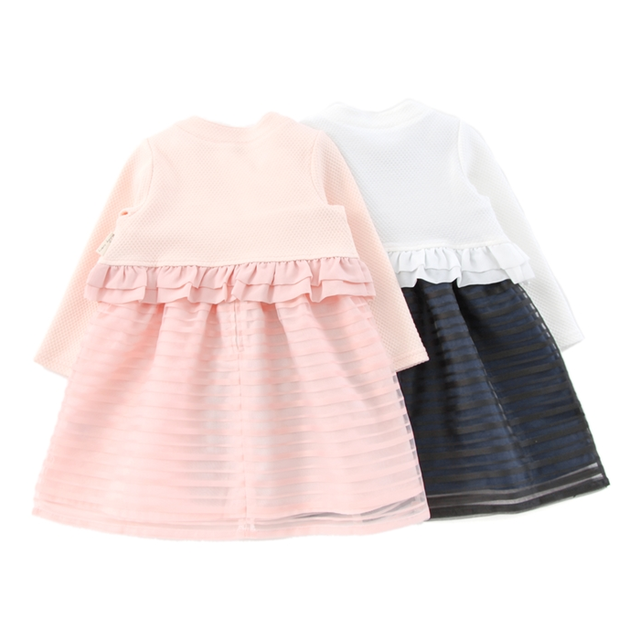 キッズ ベビー フォーマル シフォン ドレス ワンピース 2色 80 90 100 110 120 子供服 セレクトショップ Petite Angel