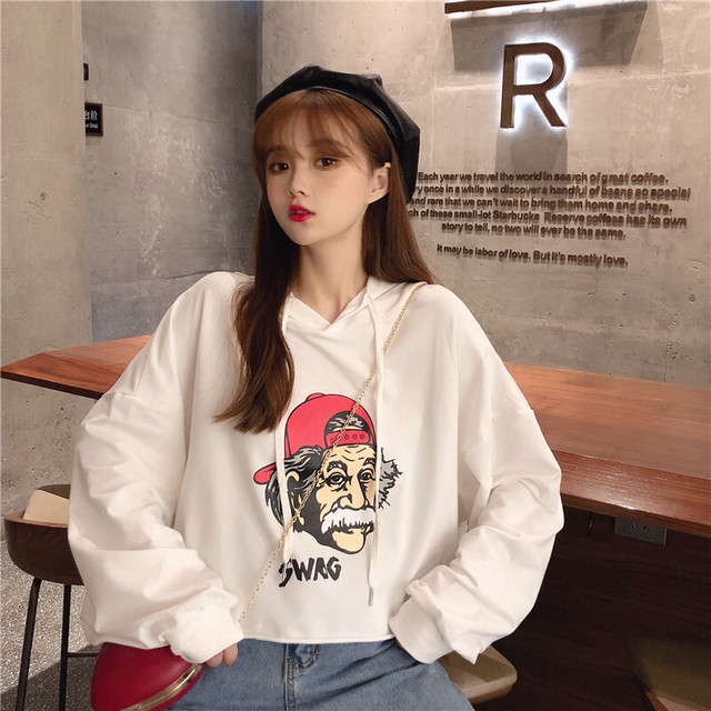 パーカー ショート丈 韓国ファッション レディース 長袖 ショート丈パーカー プルオーバー スウェット Oldman プリント 秋 冬 Dtc レディースファッション通販 Mask エムエーエスケー 大人可愛い韓国ファッション