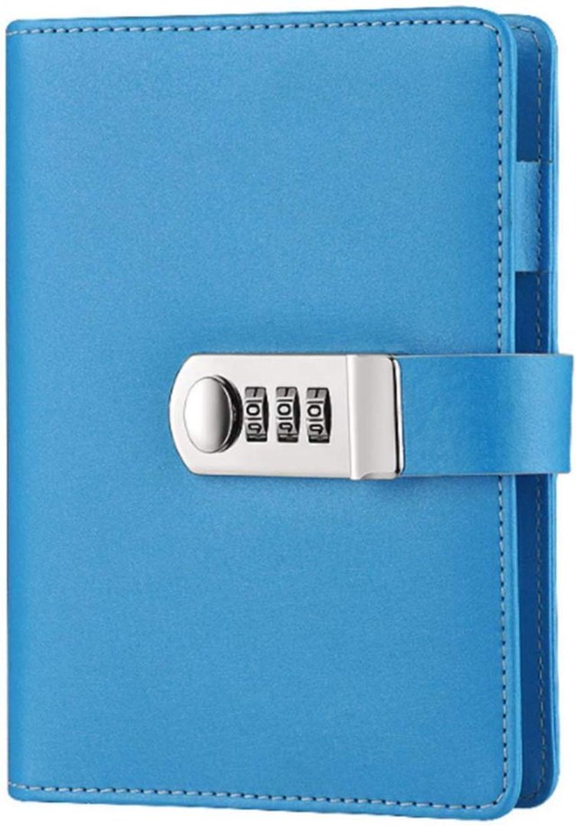 A6日記帳 鍵付き パスワード ペン２点セット パスワードロックノート Sakuraショップ