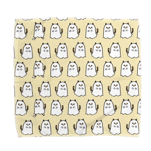 ハロウィン限定 おばけにゃんこのハンドタオル 全5柄 Gavgav