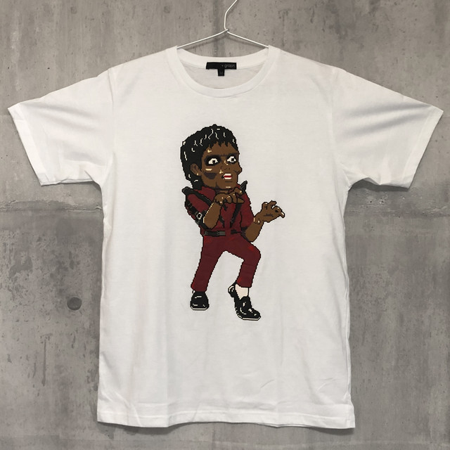 送料無料 ロック バンド Tシャツ Michael Jackson Thriller Men S T Shirts M マイケル ジャクソン スリラー メンズ Tシャツ M ロックtシャツ バンドtシャツ Piggies