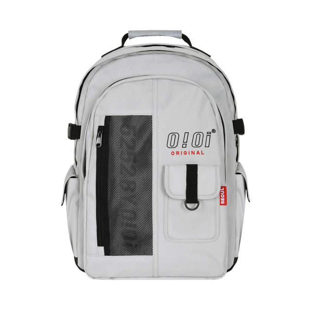 5252 By Oioi Vertical Logo Multi Backpack Grey 正規品 韓国 ブランド バッグ バックパック リュック Bonz 韓国ブランド 代行