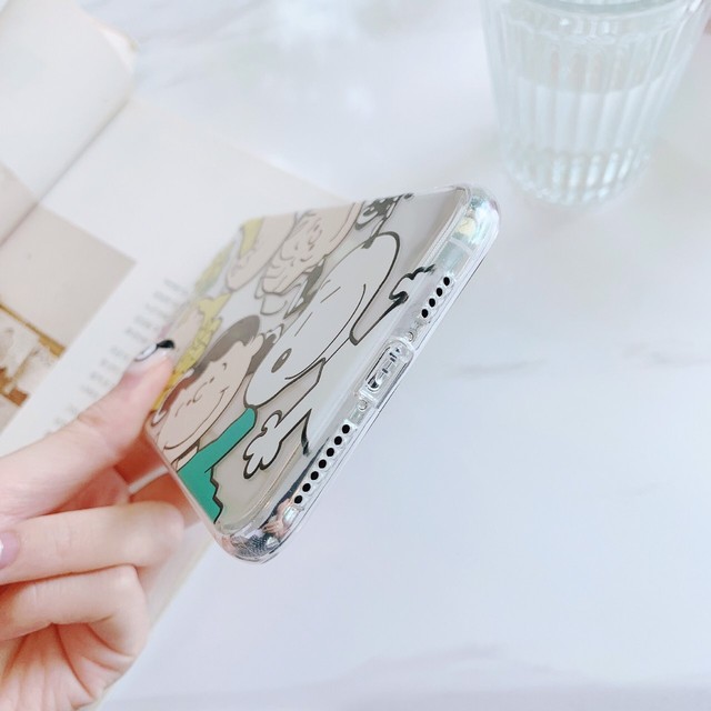 即納 送料無料 Iphone Case Snoopy スヌーピー ピーナッツフレンズ クリア Iphone11シリーズ対応 携帯ケース Glory Be