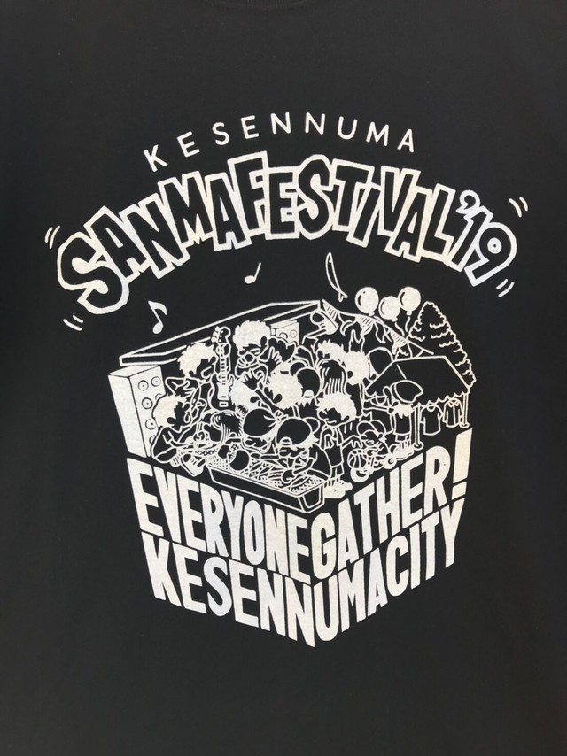 サンマフェス19公式グッズ バンド名入りtシャツ 気仙沼 サンマフェスティバル