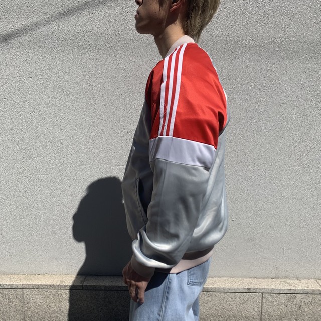 Adidas Usa製 アディダス ジャージ 赤 白 L Slat Albatross Vintage
