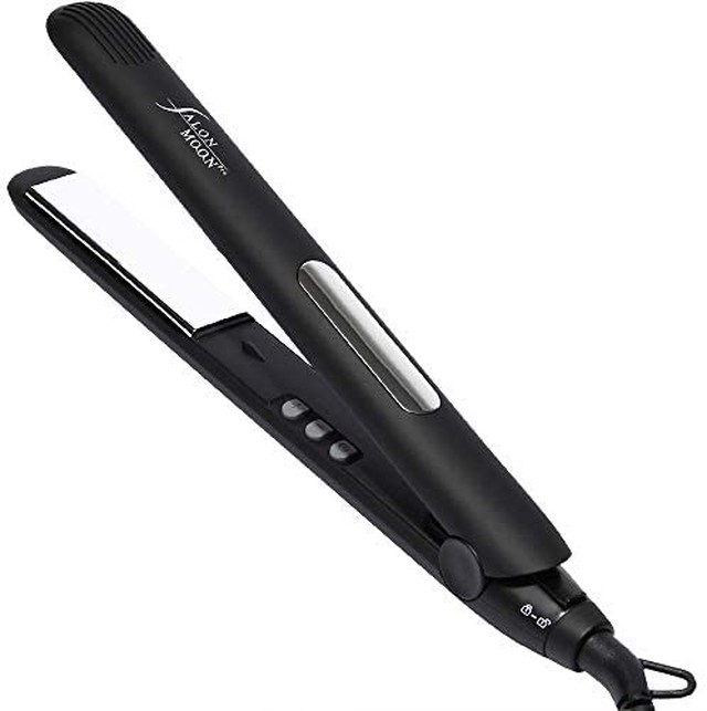 Jpcs Salonmoon ストレート ヘアアイロン ダブルイオン 24mm 15mm Newモデル ミラー イオン チタニウムプレート 新搭載 ストレートアイロン フローティング クッション プレート プロ仕様 80 最高温度 230 デジタル温度表示 海外対応 メーカー正規品