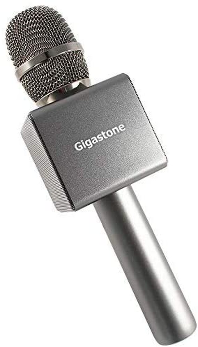 Jpcs 21年最新版 カラオケ Dam For Fire Tv 推奨マイク Gigastone ワイヤレス カラオケマイク ポータブル 高音質 家庭用 パーティー 会議 学校行事 Android Iphone対応 デュアルスピーカー付き Bluetooth 5 0 接続 ノイズキャンセリング 最大10時間連続使用 Usb
