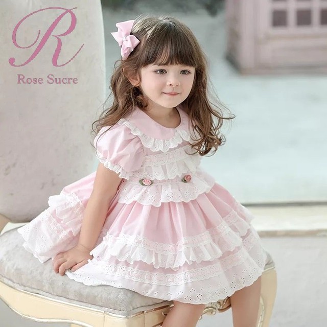 ロリータ 子供服 レース フリル Rose Sucre