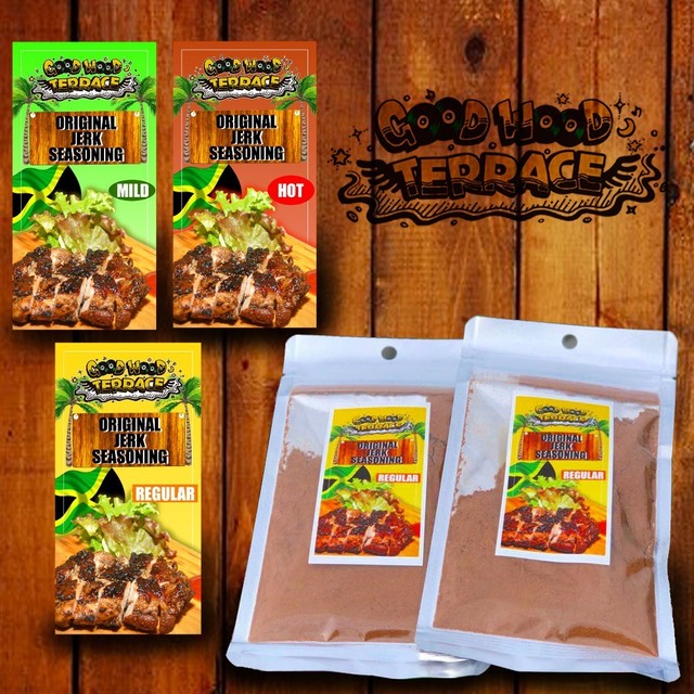 ジャークシーズニング マイルド Jerk Seasoning Mild 袋入り50g Goodwoodterrace ジャークチキン 通販限定 レシピ付き スパイス ハーブ バーベキュー キャンプグッズ アウトドアグッズ 鶏肉料理 ジャマイカ料理 Goodwoodterrace Base Store