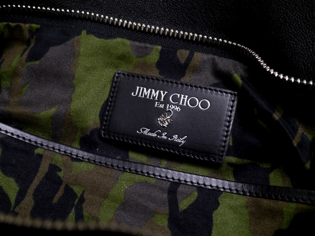 美品26万 Jimmy Choo ジミーチュウ メンズ バイカー チェーンデザイン 2way レザー トート バッグ 黒 進化を遂げたメンズの超人気モデル Dearlive Tokyo ディアライブ東京