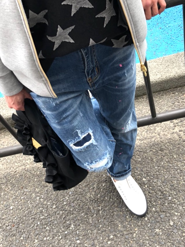 インポートペイントボーイズデニム Plumselect