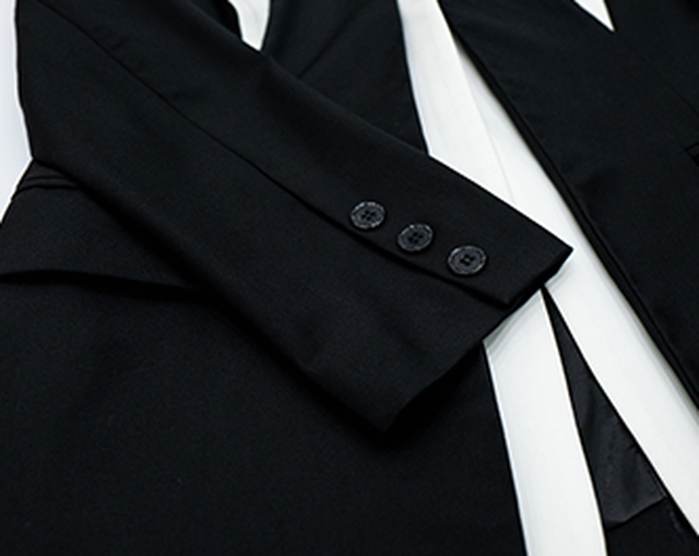 Top Mode アウター ジャケット ロングジャケット ロング丈 ブラック 黒 モード系 メンズ レディース ユニセックス Men75 Top Mode