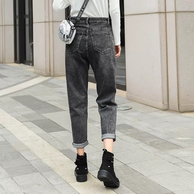 【即納】side hole zipper pants