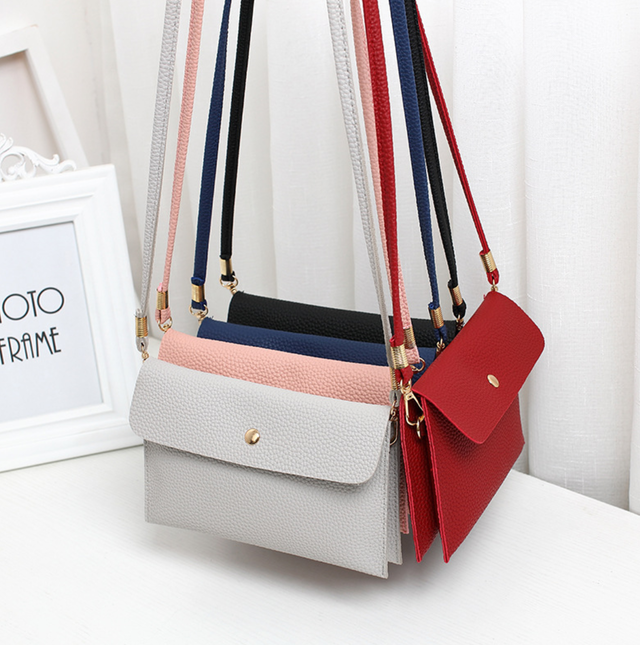 ブラック レディース ショルダーバッグ お財布ショルダー ミニ 可愛い ママ ポシェット スマホ入る Tradearch