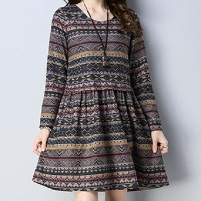 エスニック風ワンピース Shop Si Esta
