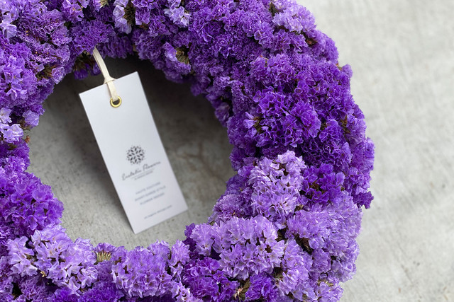 Statice Wreath Violet 09 | スターチスリース
