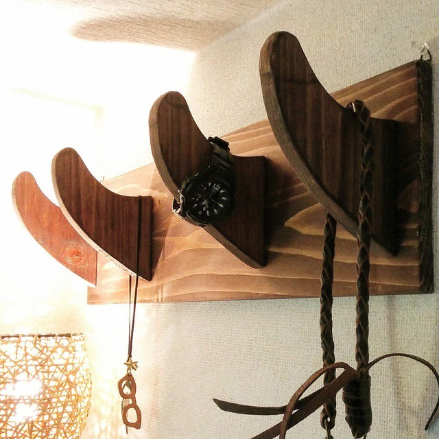 サーフィン木製 ウォールハンガー 4つタイプ インテリア雑貨 Seahorse