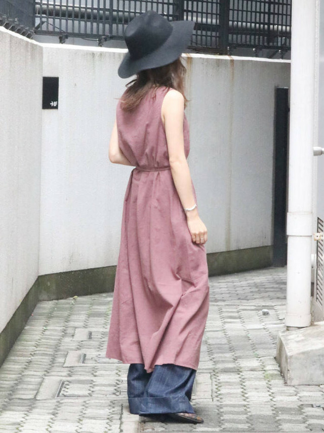 Ungrid アングリッド アシメデザインワンピース Blue Lotus