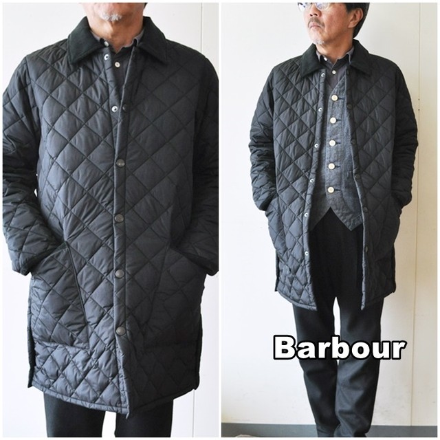 バブアー リッズデール Sl ナイロン Smq0003 Barbour Liddesdale Sl Long Nylon メンズ キルティングロング コート Bluelineshop