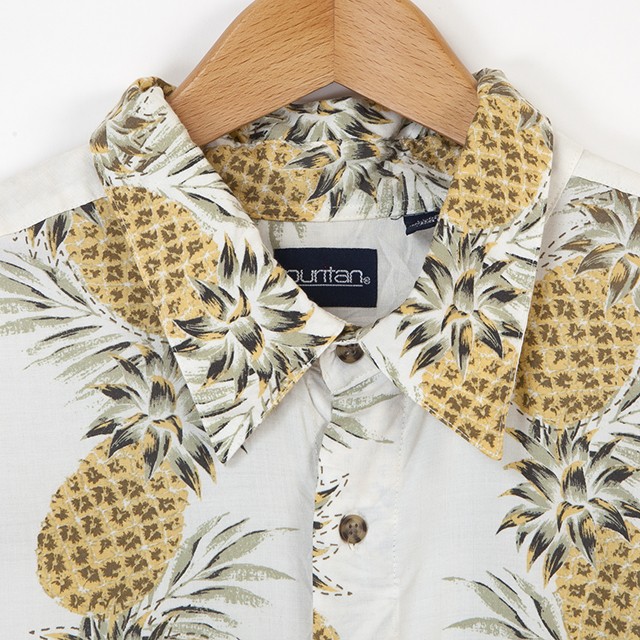 アロハシャツ フルーツ柄 2xl Begonia