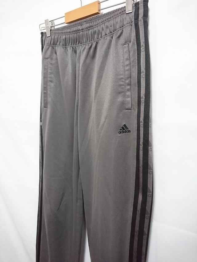 古着 メンズm Adidas アディダス トラックパンツ ジャージ ロングパンツ 長ズボン スポーツ 運動 グレー スポーツウェア シューズの古着屋 リサイクルスポーツ