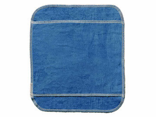 月の羽衣シリーズ 藍染ヌノナプキン ハンカチタイプｍ 布ナプキンのループラス