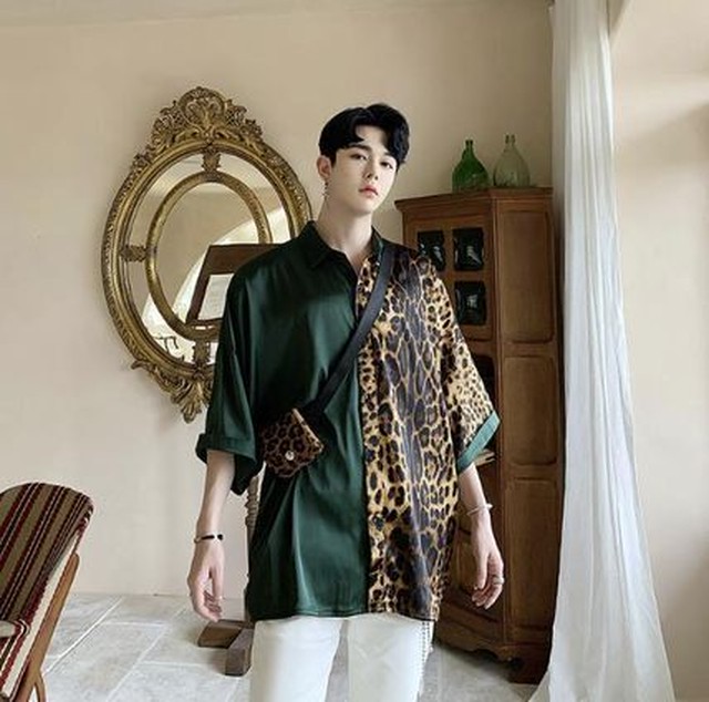 メンズ 総柄シャツ 半袖 シャツ 柄 オーバーサイズ 送料無料 Jb 1