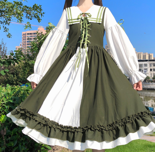 A 380 ゴスロリ ロリータ メイド エレガント ワンピース 少女ドレス かわいい ハロウィン コスプレ コスチューム イベント 送料無料 Coacosplay