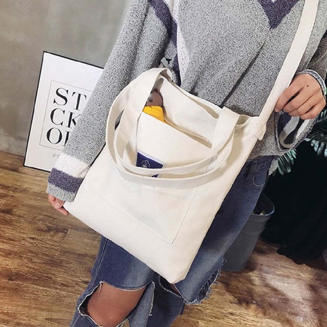 送料無料 2wayキャンバストートバッグ Mignonceries