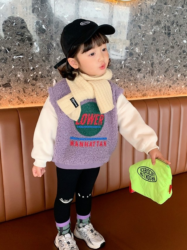 全２色 トレーナー ボア 男女兼用 英字 おしゃれ 可愛い 子供 キッズ ベビー 赤ちゃん 男の子 女の子 子供服 Hay787 Berceau Select Shop ベルソー セレクトショップ キッズ 親子ペアetc