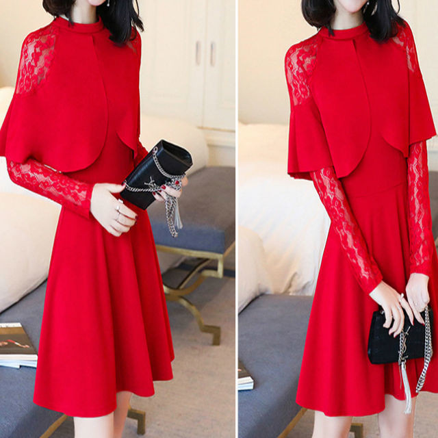 ボレロ 長袖 パーティドレス ミニスカート ワンピース 秋冬 フォーマルワンピース レディース フォーマル 結婚式 お呼ばれ ドレス 代 30代 二次会 ワンピース パーティー ドレス Aeka Clothet Partydress