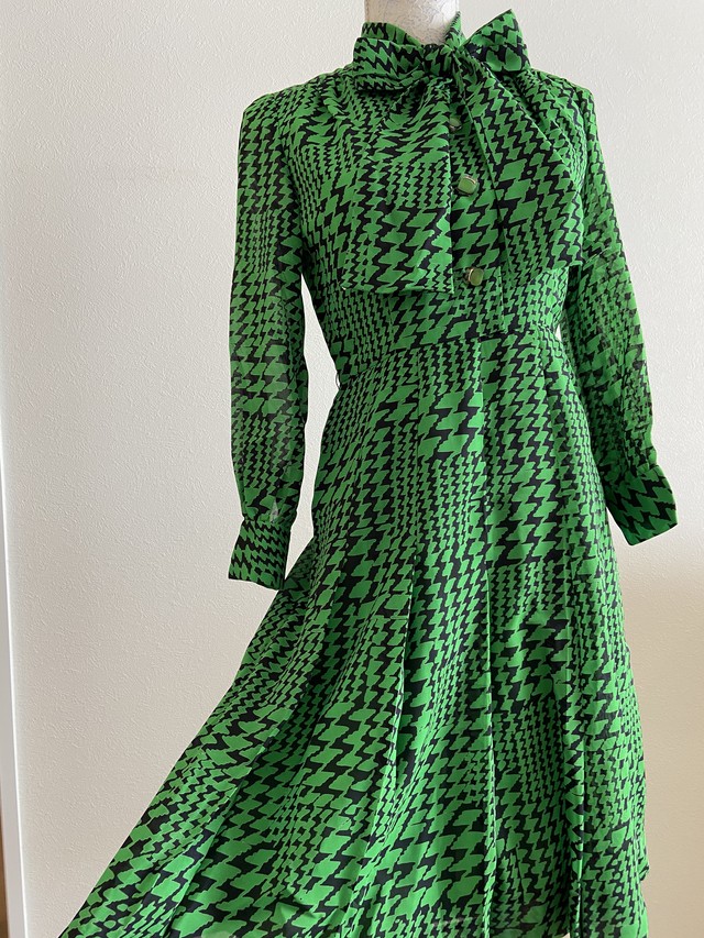 ヴィンテージ 80s ジッパーレトロワンピース L Armoire De Mamie