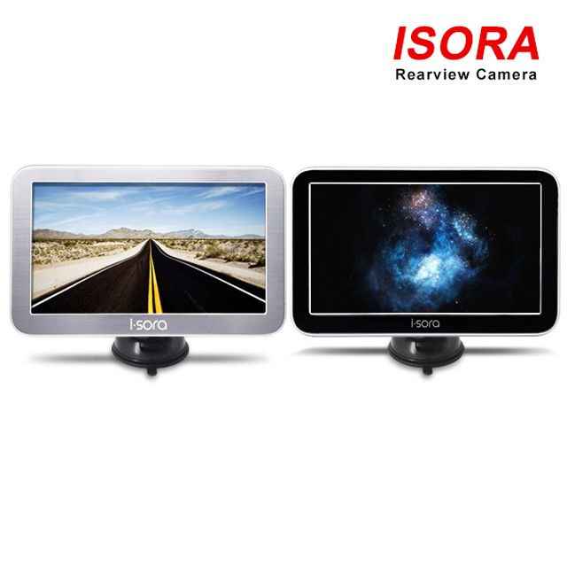 Isora アイソラ 車載モニター バックモニター オンダッシュモニター モニター 7インチ Led 24v対応 24個led スピーカー 解像度800ｘ480 7monitor480 トラック バス運送用 業務用 7inch Moaijapan