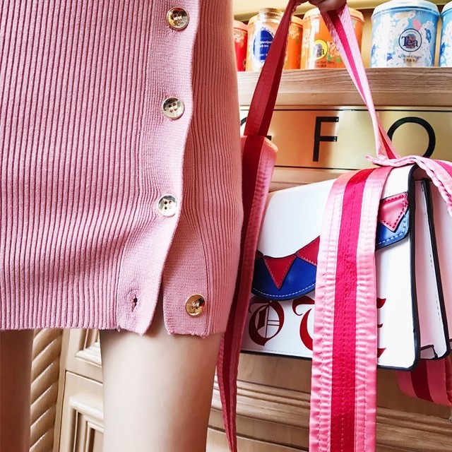【即納】sexy tight knit dress