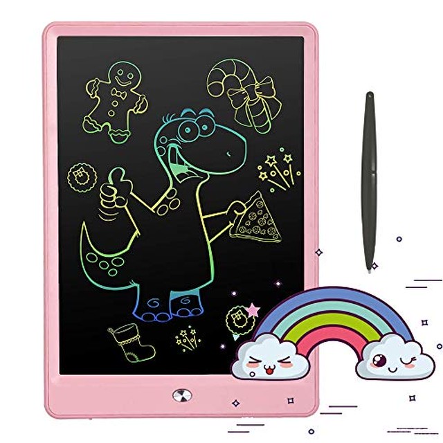 Jpcs Pilipada お絵かきボード 10インチお絵かきおもちゃ 電子パッド 電子メモ お絵描きボード 女の子 おもちゃ 男の子 誕生日 子供知育玩具 クリスマス プレゼント 人気 ピンク Az Japan Classic Store